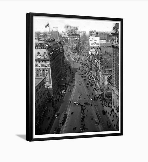 Times Square 1928 Corn Flakes New York City Framed Photo