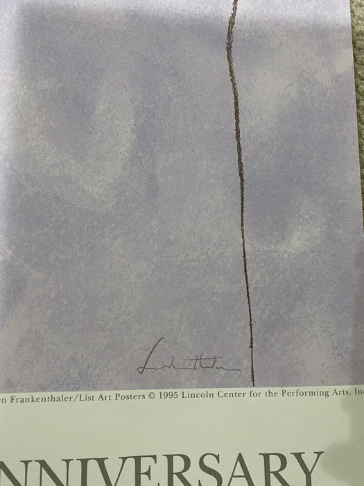 Hellen Frankenthaler Lincoln Center 20th Anniversary Lithograph Fine Art Print