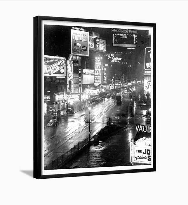 Times Square at night New York City NYC Framed Photo