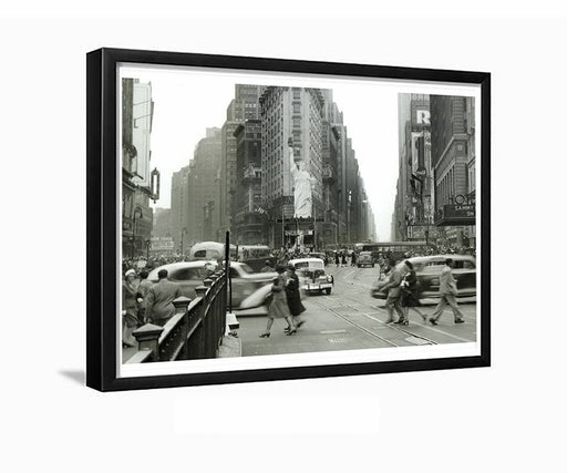 Times Square Statue of Liberty New York City Framed Photo