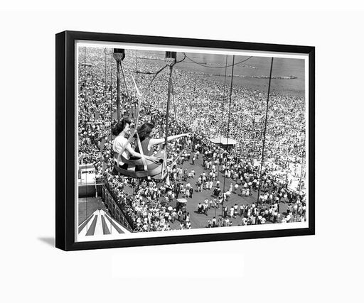 Coney Island Parachute Jump 1950s Brooklyn New York Framed Photo