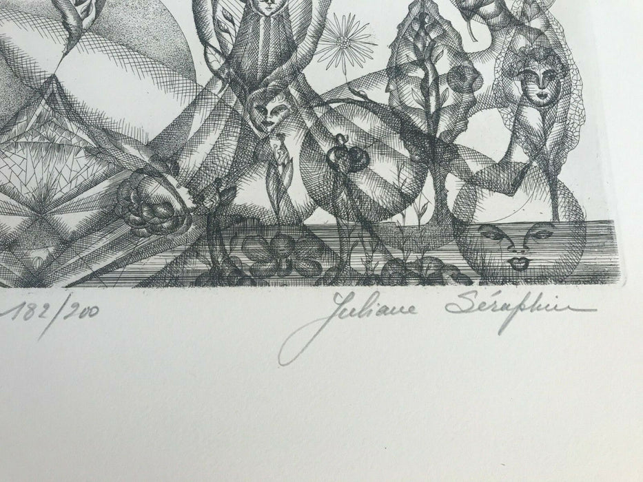Juliana Seraphim Limited Edition Etching Hand Signed & Numbered I