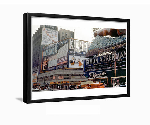 Times Square 1940s New York City Manhattan Framed Photo