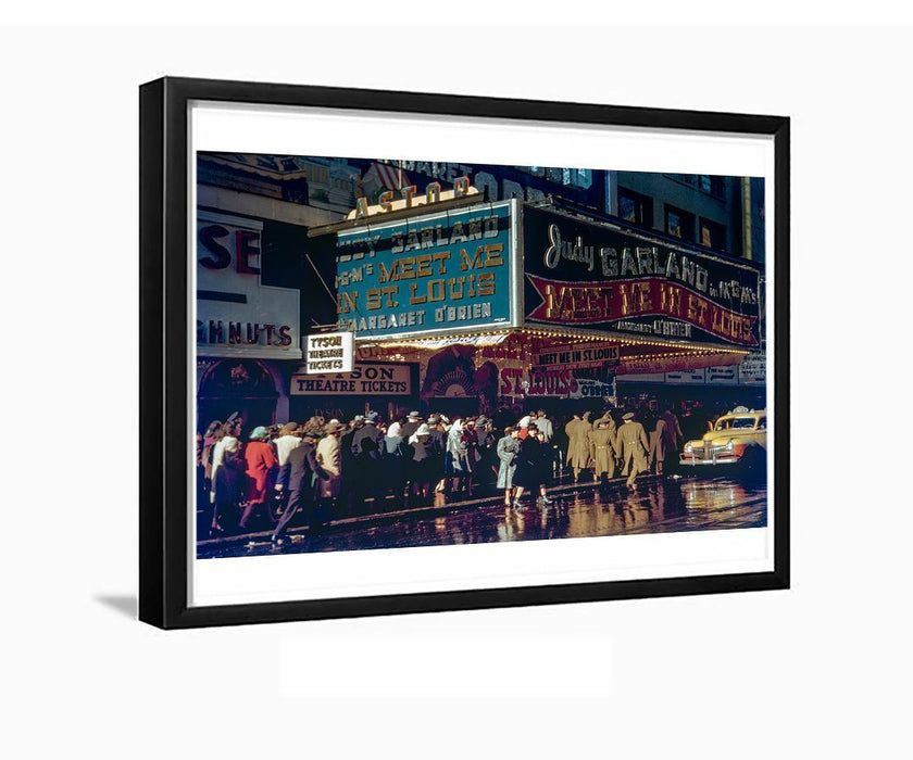 Times Square Astor Theatre 1944 New York City Framed Photo