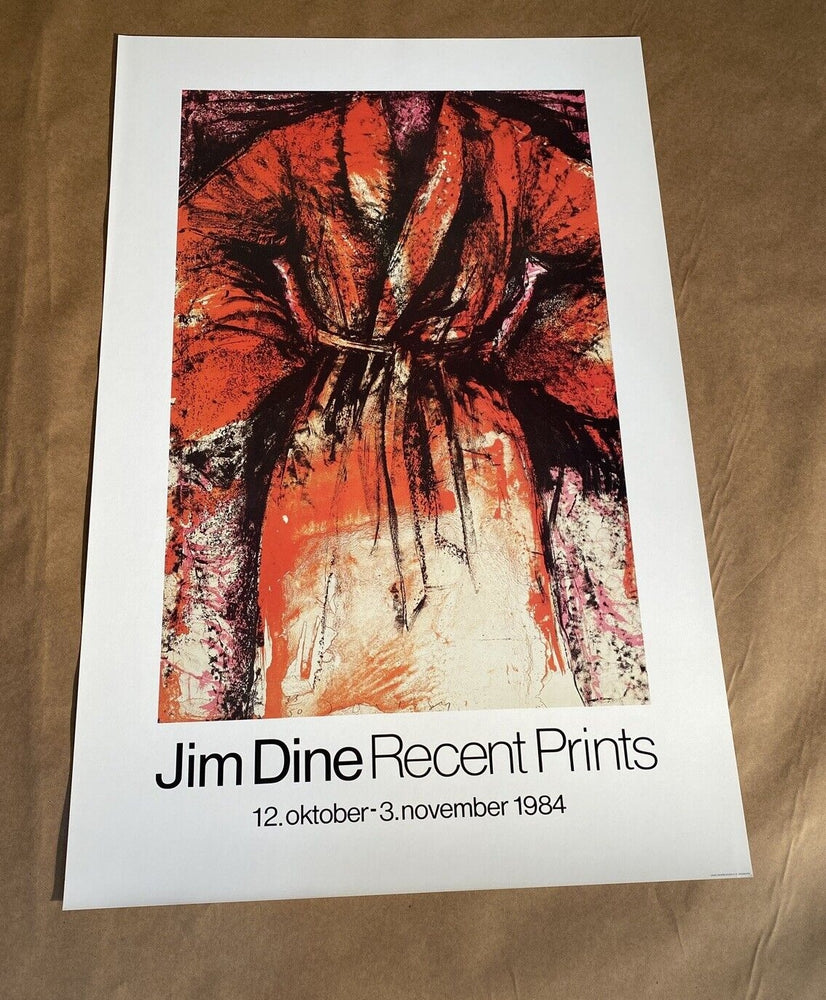 Jim Dine Recent Prints Lithograph Vintage Art Print 1984