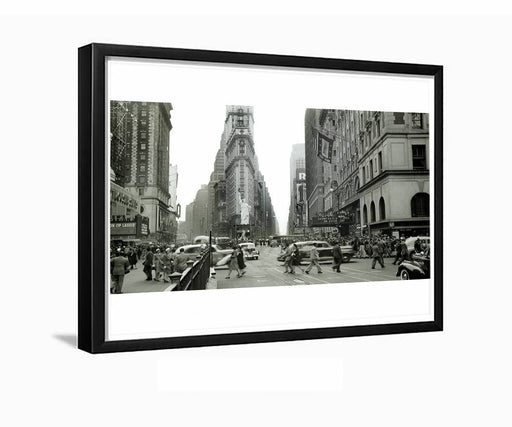 Times Square 1944 Hotel Astor New York City Framed Photo