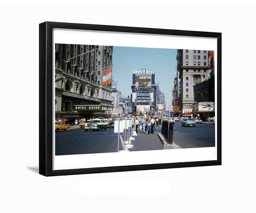 Times Square 1955 Admiral New York City Framed Photo