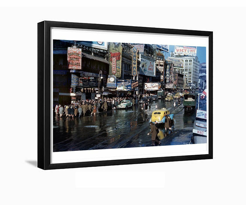 Times Square 1944 New York City Manhattan Framed Photo