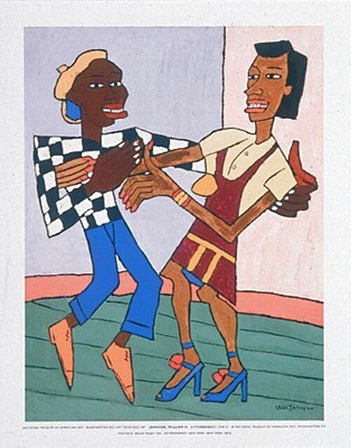 Jitterbug William H. Johnson Jazz Dance Fine Art Print African American Art