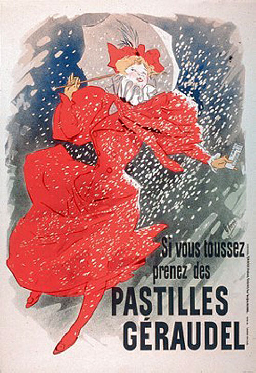 "Pastilles Geraudel" by Jules Cheret  Limited ed. Lithograph