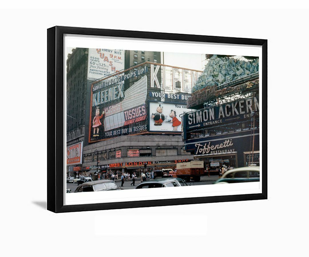 Times Square London Shoe New York City Framed Photo
