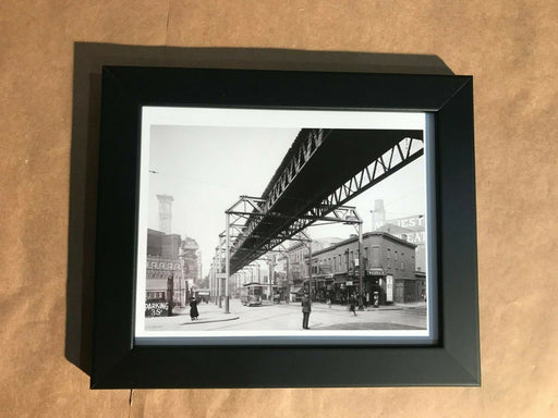 Brooklyn New York Fulton Street & Ashland Place 1921 Framed Photo