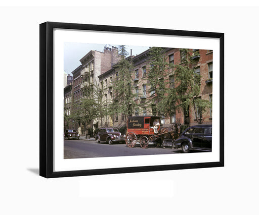 Greenwich Village Manhattan NYC Vintage Photo Framed Ready to Hang 8"X10" Art