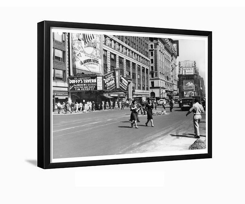 Times Square Duffys New York City Manhattan Framed Photo