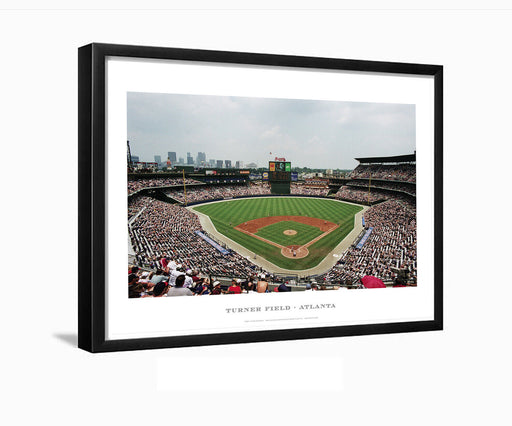 Turner Field Atlanta Baseball Stadium Photo Framed Ready to Hang 8"X10" Art