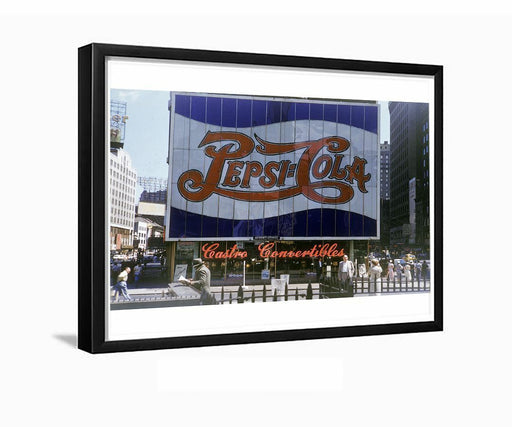 Times Square Pepsi Cola Sign New York City Framed Photo