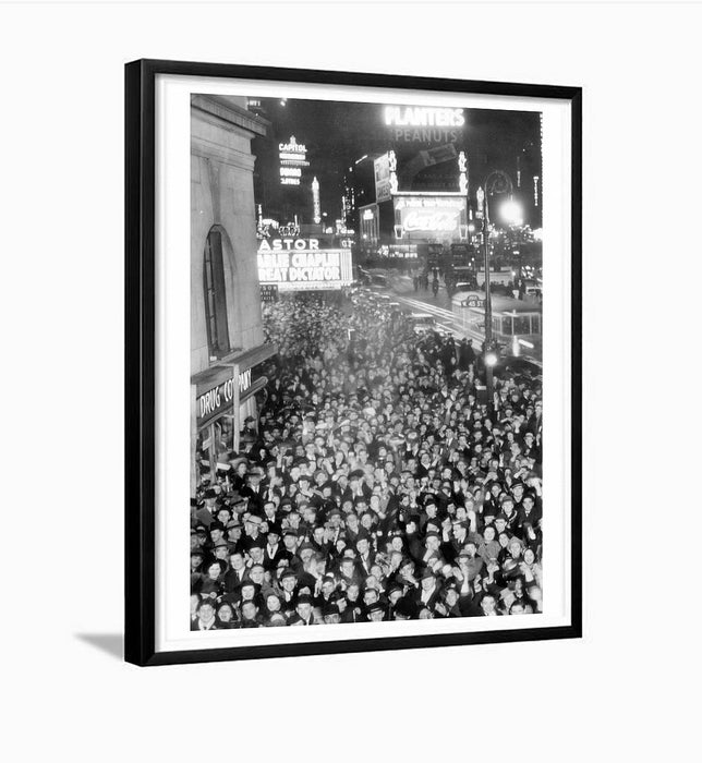 Times Square Astor Theater Charlie Chaplin 1940 Framed Photo