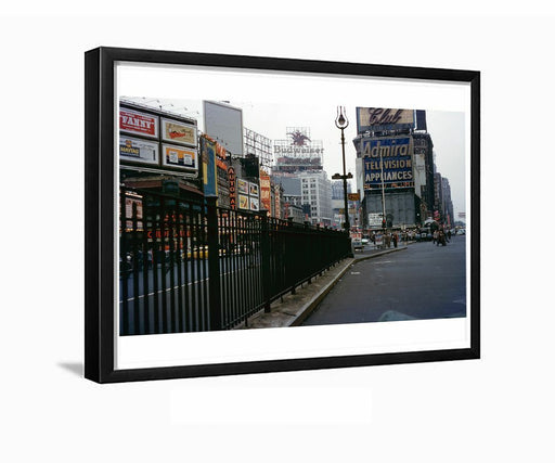 Times Square New York City NYC 1957 Framed Photo