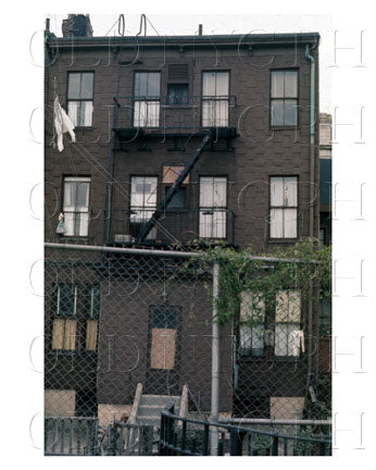333 18th Street  - The back of the building - Park Slope  - 1970s - Brooklyn NY Old Vintage Photos and Images