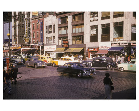 33rd St & Lexington Ave 1958 - Kips Bay - Manhattan - New York, NY Old Vintage Photos and Images