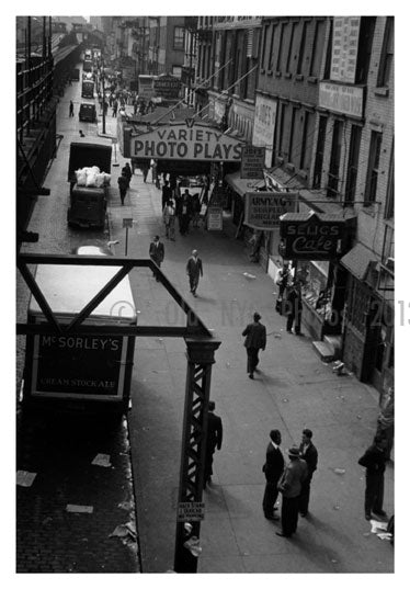3rd Ave L 1940'S - Lower East Side  - Downtown Manhattan Old Vintage Photos and Images