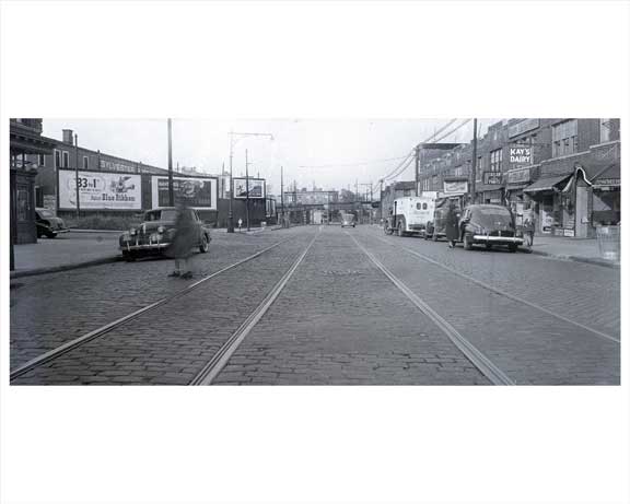 3rd Avenue  NE at 58th 1940 Street Sunset Park - Brooklyn NY Old Vintage Photos and Images