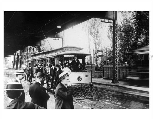 3rd Ave & 65th street Trolley to Coney Island Old Vintage Photos and Images