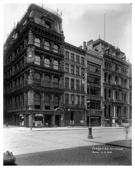 405 Broadway   1912 - Tribeca Downtown Manhattan NYC Old Vintage Photos and Images