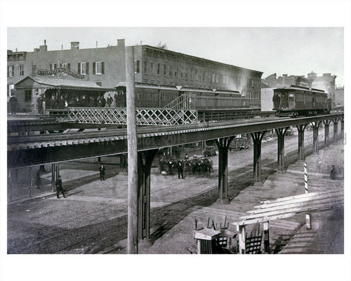 42nd at 9th Ave - Hell's Kitchen - Midtown West - Manhattan Old Vintage Photos and Images