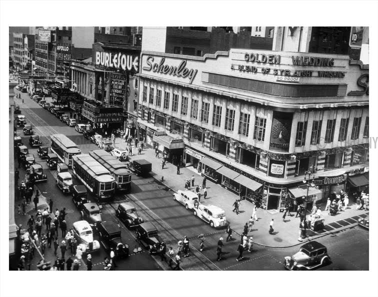 42nd Street - Midtown Manhattan Old Vintage Photos and Images