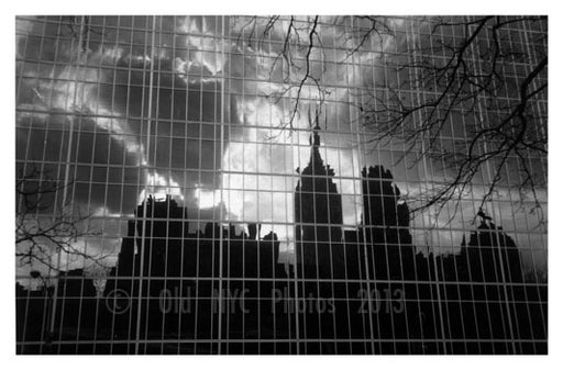 42nd Street reflection Midtown Manhattan - New York, NY Old Vintage Photos and Images