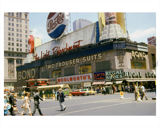 44th Street  - Midtown Manhattan Old Vintage Photos and Images