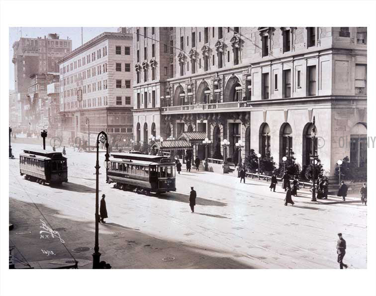 44th Street & Broadway Midtown Manhattan Old Vintage Photos and Images