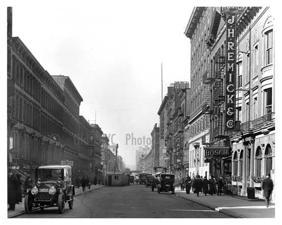 46th Street between 8th Ave & Broadway - Midtown Manhattan - 1915 F Old Vintage Photos and Images