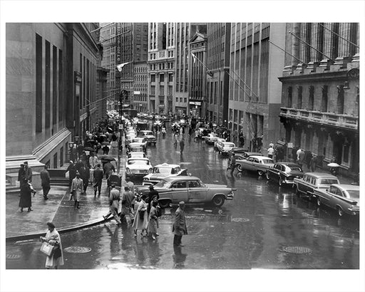 Wall Street New York City - 1950s