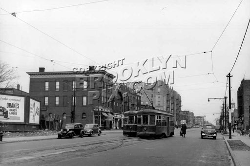 4th Avenue at 99th Street, Fort Hamilton, end of trolley line