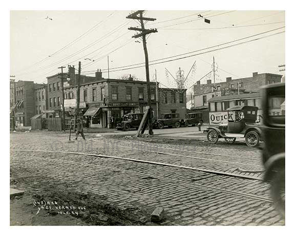 4th Street & 50th Ave  1924  - Long island City  - Queens, NY Old Vintage Photos and Images