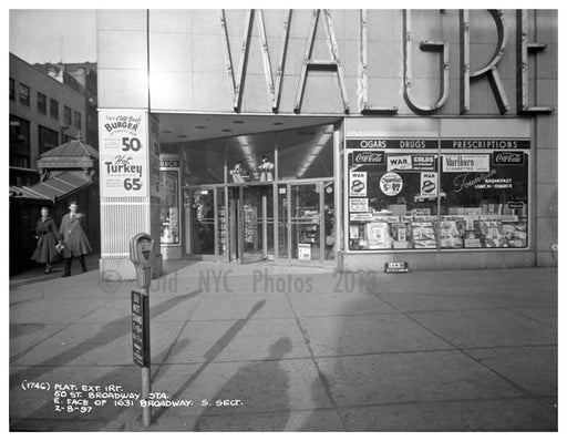 50th Street & Broadway Old Vintage Photos and Images