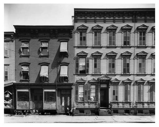 53 - 55 Bushwick Avenue  - Williamsburg - Brooklyn, NY 1916 Old Vintage Photos and Images