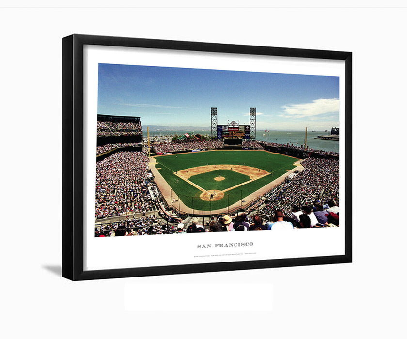 San Francisco Baseball Stadium Photo Framed Ready to Hang 8"X10" Art