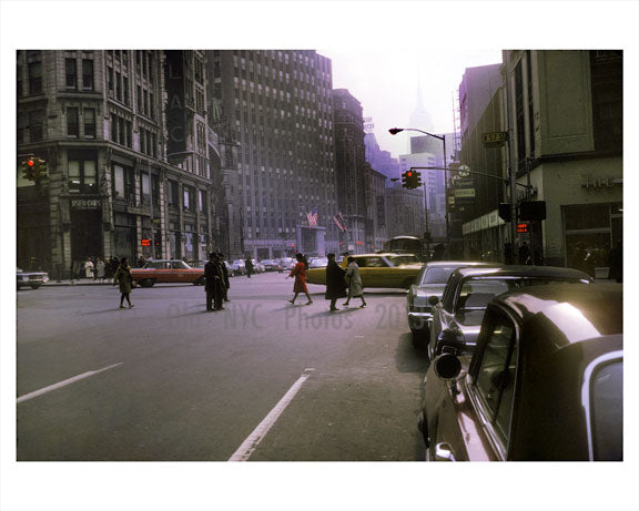 57th Street - Midtown Manhattan Old Vintage Photos and Images