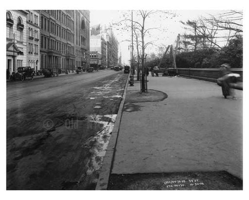 59th Street - outside of Central Park - Midtown Manhattan - NY 1914 Old Vintage Photos and Images