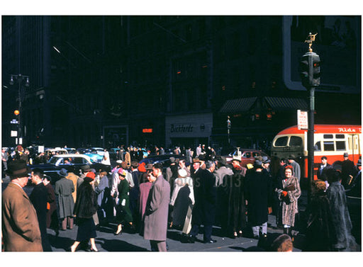 5th Ave & 42nd Street Midtown Manhattan Old Vintage Photos and Images