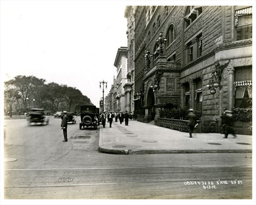 5th Avenue & 59th Street 1914 Midtown Manhattan Old Vintage Photos and Images