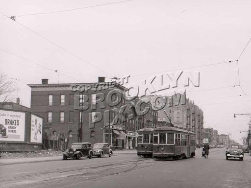 5th Avenue at 99th Street, Fort Hamilton, end of trolley line