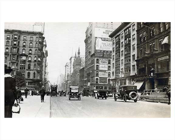 5th Avenue north toward 42nd Street 1914 Old Vintage Photos and Images