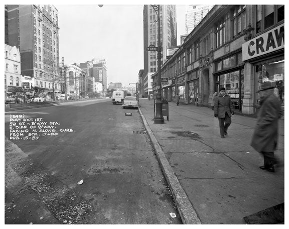 60th Street & Broadway  - Upper West Side - Manhattan - New York, NY Old Vintage Photos and Images