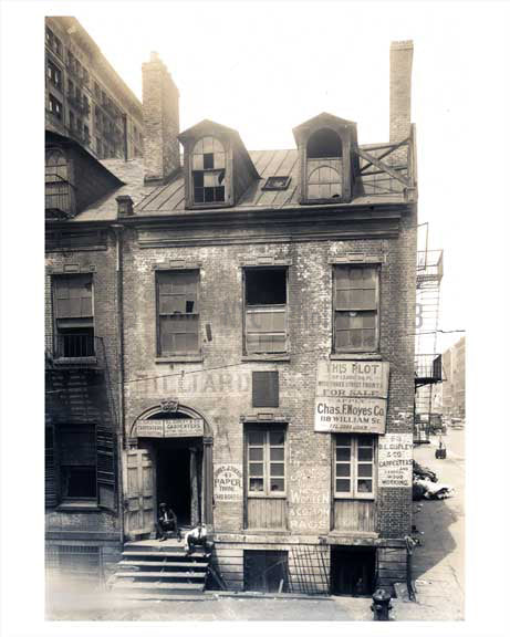 63 Prince Street  "Lot for Sale" Soho Downtown Manhattan 1923 NYC Old Vintage Photos and Images