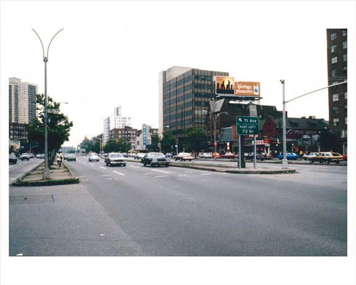 70th Road & Queens Blvd.  Forest Hills  Queens 1981 Old Vintage Photos and Images