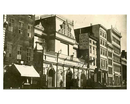 726 Broadway - near Astor Place 1880 - Greenwich Village  Manhattan NYC Old Vintage Photos and Images